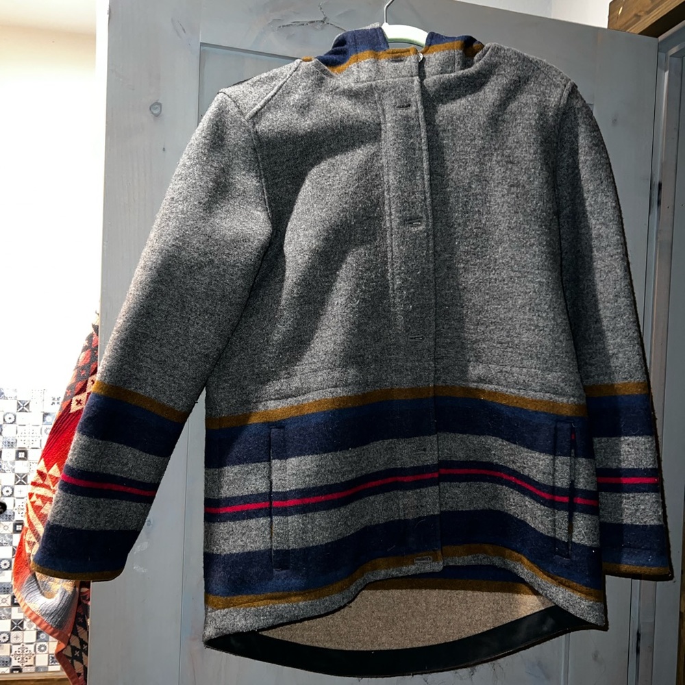 Pendleton Yakima Camp Stripe Parka Stripe Jacquard